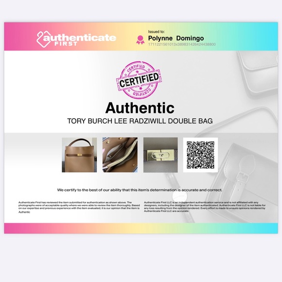 💰SOLD - 75182 - Tory Burch Small Lee Radziwill Double Bag - Picture 14 of 14